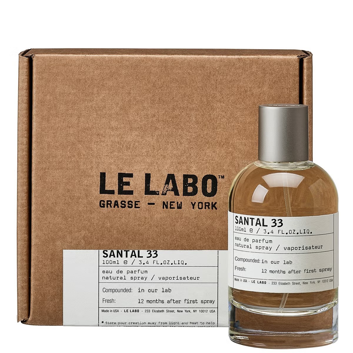 le labo santal 33 eau de parfum 3.4 oz 100ml le labo santal 33 eau de parfum 3.4 oz 100ml